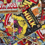 Tecido Popeline de Algodão Marvel Comics Retro - Ribes y Casals