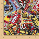Tecido Popeline de Algodão Marvel Comics Retro - Ribes y Casals