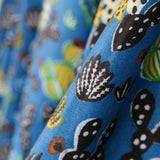 Tecido de Algodão Popeline México Azul - Ribes y Casals