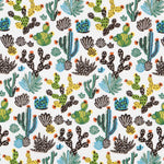 Tecido de Algodão Popeline México Branca - Ribes y Casals