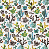 Tecido de Algodão Popeline México Branca - Ribes y Casals