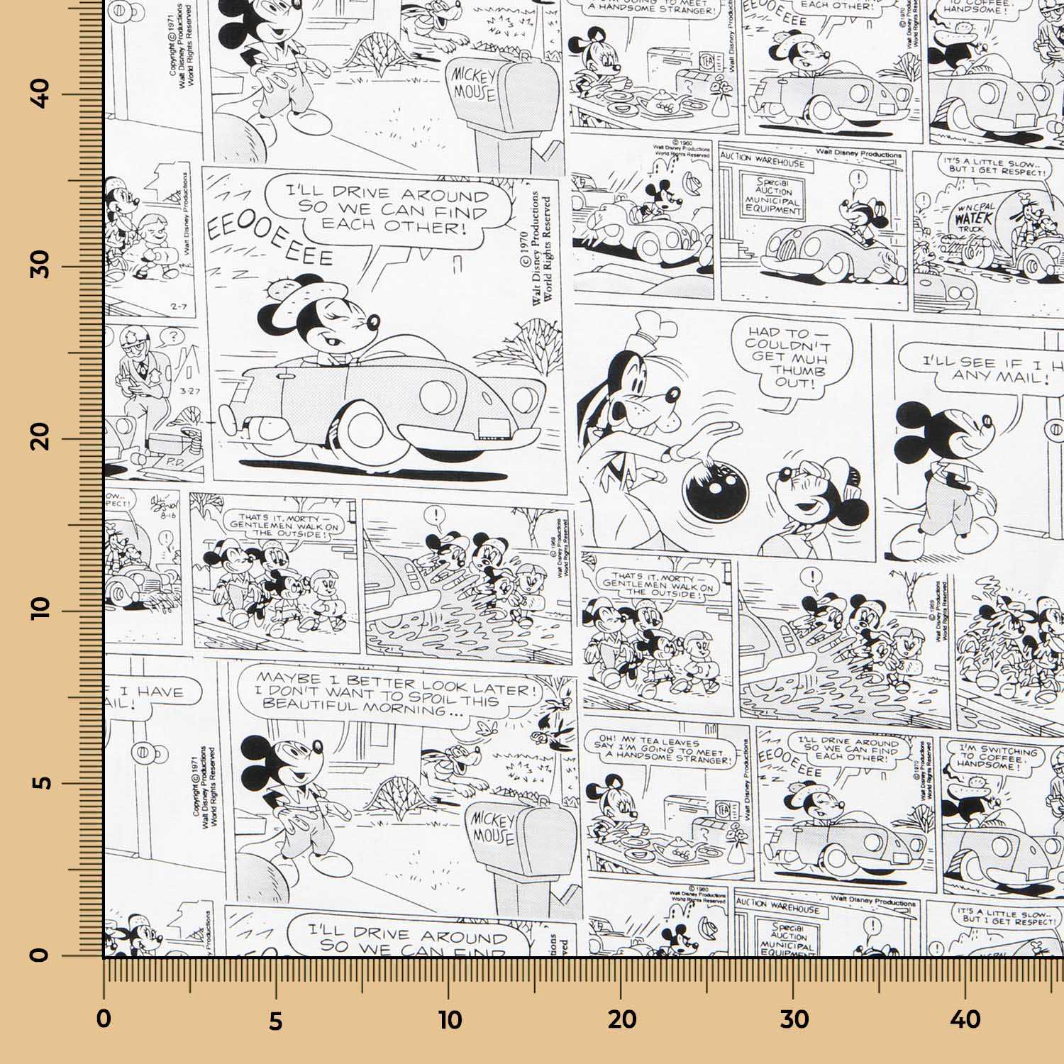 Tecido Algodão Mickey Mouse - Ribes y Casals