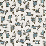 Popeline de Algodão Motorcycle - Ribes y Casals