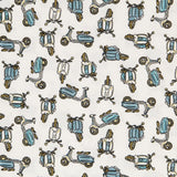 Popeline de Algodão Motorcycle - Ribes y Casals