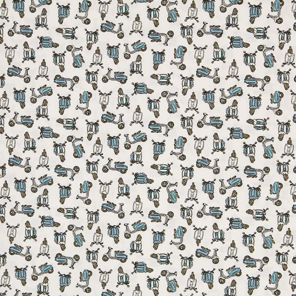 Popeline de Algodão Motorcycle - Ribes y Casals