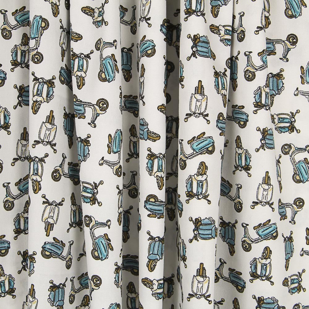 Popeline de Algodão Motorcycle - Ribes y Casals