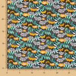 Tecido de Algodão Popeline Nagoya Ocre - Ribes y Casals