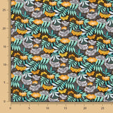 Tecido de Algodão Popeline Nagoya Ocre - Ribes y Casals