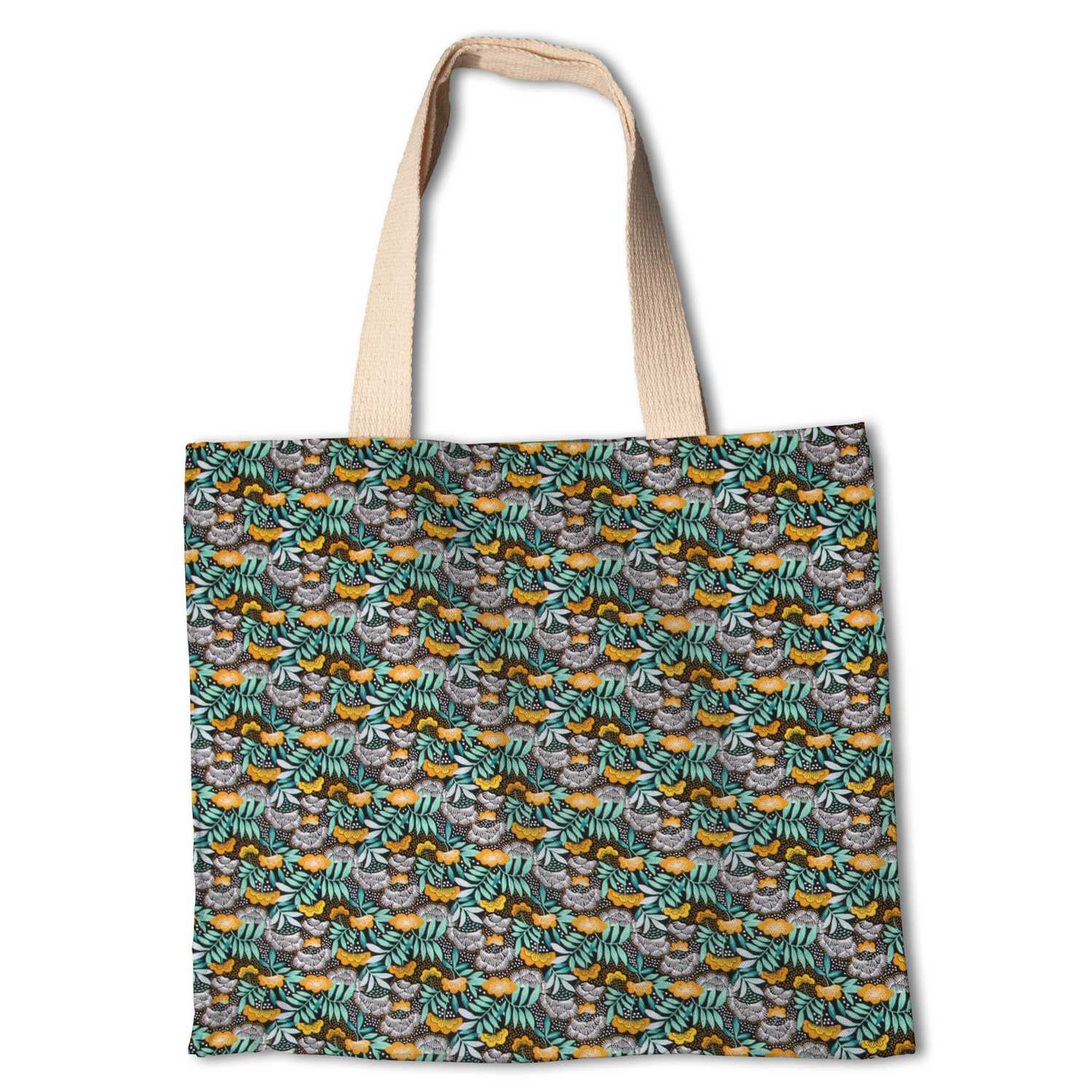 Tecido de Algodão Popeline Nagoya Ocre - Ribes y Casals