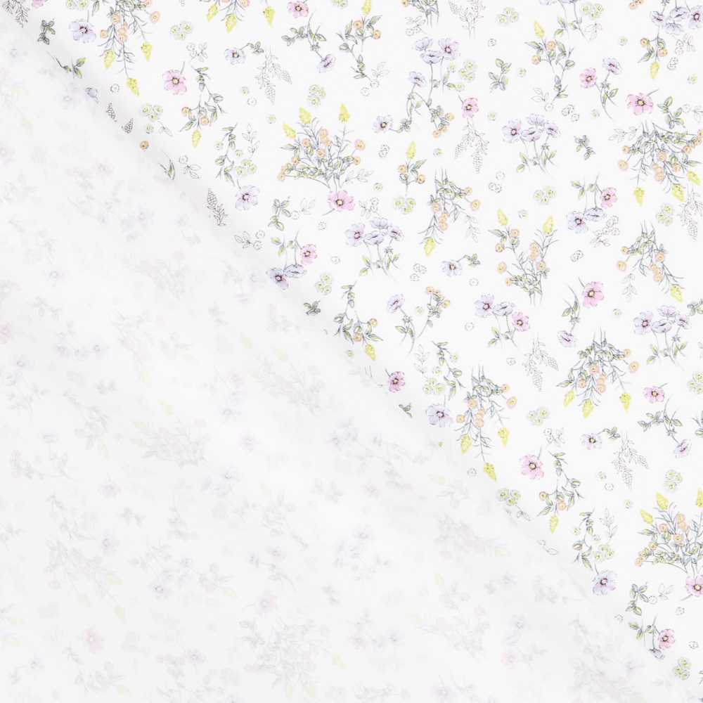 Popeline de Algodão Orgânico Bouquet - Ribes y Casals