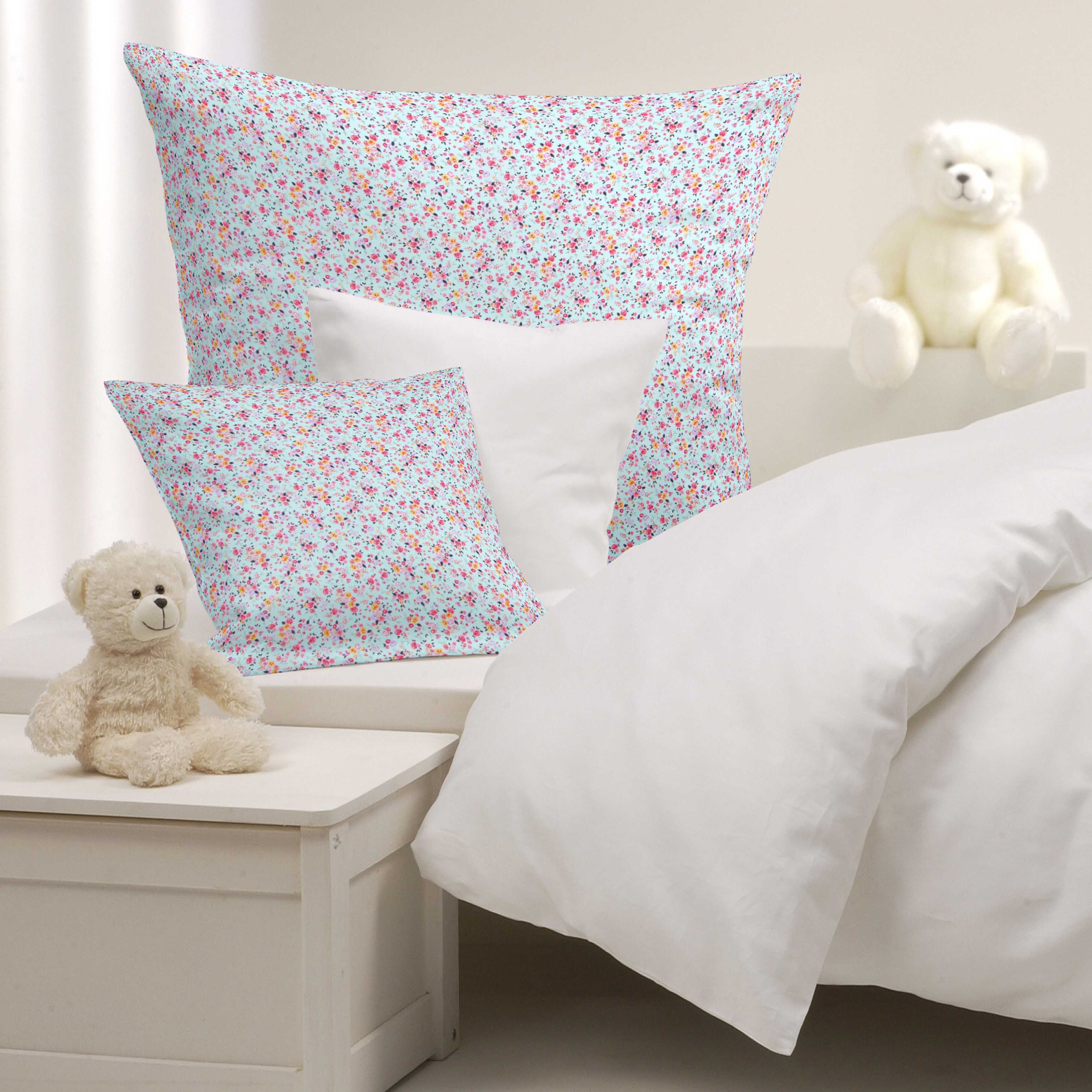 Popeline de Algodão Orgânico Cretona Azul - Ribes y Casals