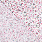 Popeline de Algodão Orgânico Cretona Rosa - Ribes y Casals