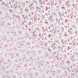 Popeline de Algodão Orgânico Cretona Rosa - Ribes y Casals