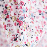 Popeline de Algodão Orgânico Cretona Rosa - Ribes y Casals