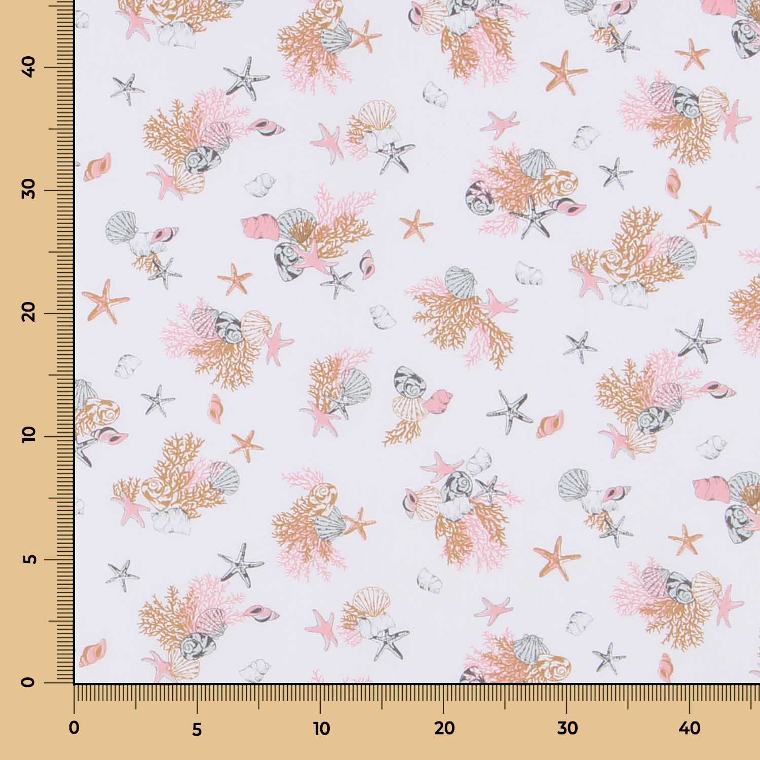 Tecido de Algodão Orgânico Ocean - Ribes y Casals