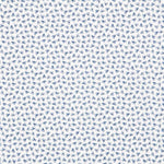 Popeline de Algodão Orgânico Pétalas Azul - Ribes y Casals