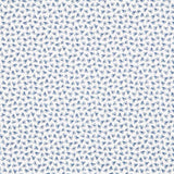 Popeline de Algodão Orgânico Pétalas Azul - Ribes y Casals