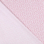 Popeline de Algodão Orgânico Pétalas Rosa - Ribes y Casals