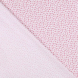 Popeline de Algodão Orgânico Pétalas Rosa - Ribes y Casals