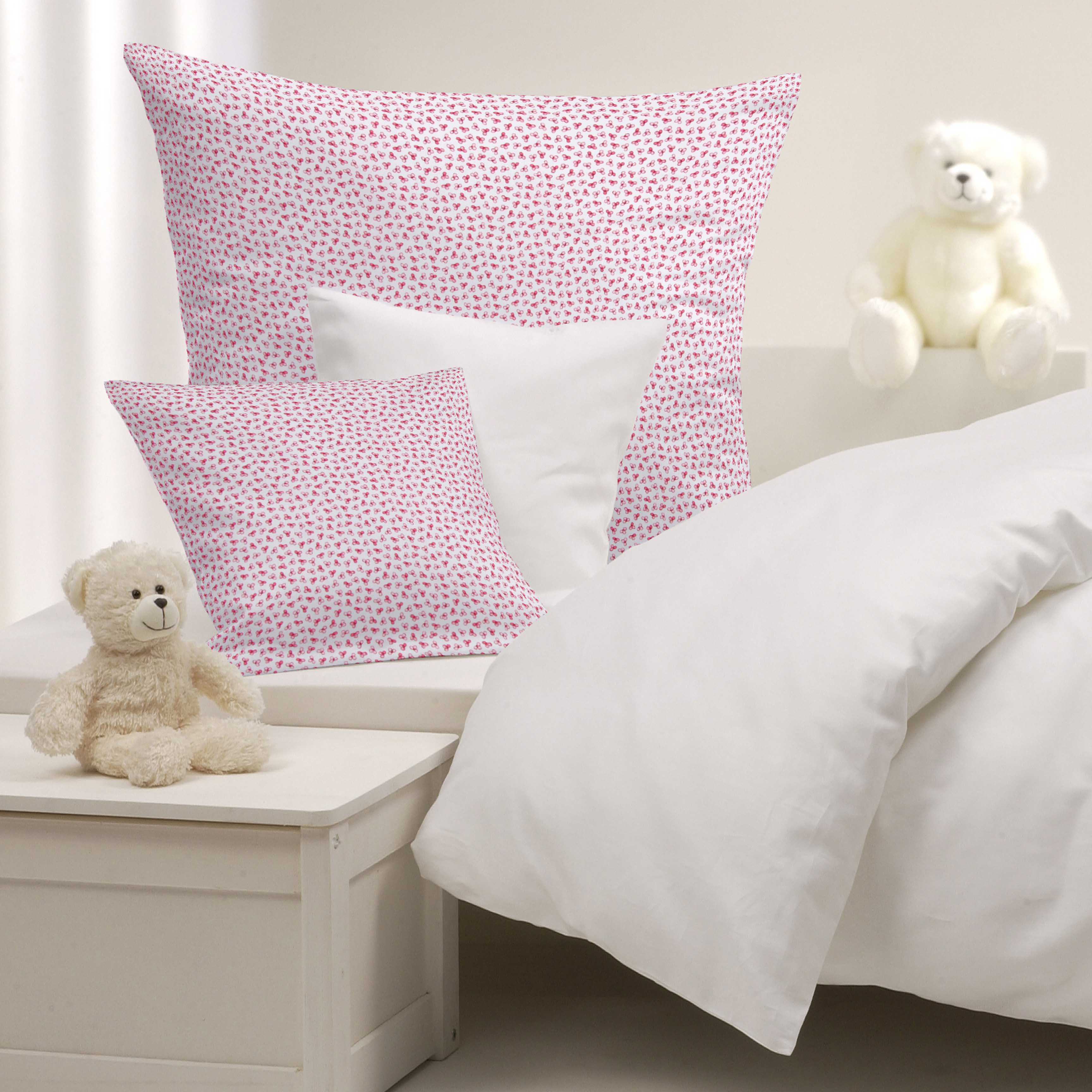 Popeline de Algodão Orgânico Pétalas Rosa - Ribes y Casals