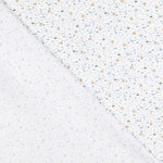 Popeline de Algodão Orgânico Mar Azul - Ribes y Casals