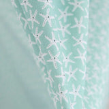 Popeline de Algodão Orgânico Estrelas Verde - Ribes y Casals