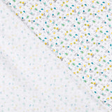 Popeline de Algodão Orgânico Zoo Azul - Ribes y Casals