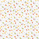 Popeline de Algodão Orgânico Zoo Vermelho - Ribes y Casals