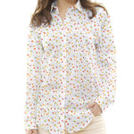 Popeline de Algodão Orgânico Zoo Vermelho - Ribes y Casals