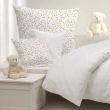 Popeline de Algodão Orgânico Zoo Vermelho - Ribes y Casals