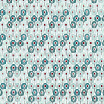 Tecido Popeline de Algodão Plumas Verde - Ribes y Casals