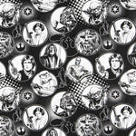 Tecido Popeline Star Wars Preto - Ribes y Casals