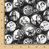 Tecido Popeline Star Wars Preto - Ribes y Casals