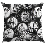 Tecido Popeline Star Wars Preto - Ribes y Casals