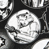 Tecido Popeline Star Wars Preto - Ribes y Casals