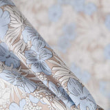 Tecido de Algodão Popeline Tropical Azul - Ribes y Casals