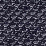 Tecido de Algodão Whale Navy - Ribes y Casals