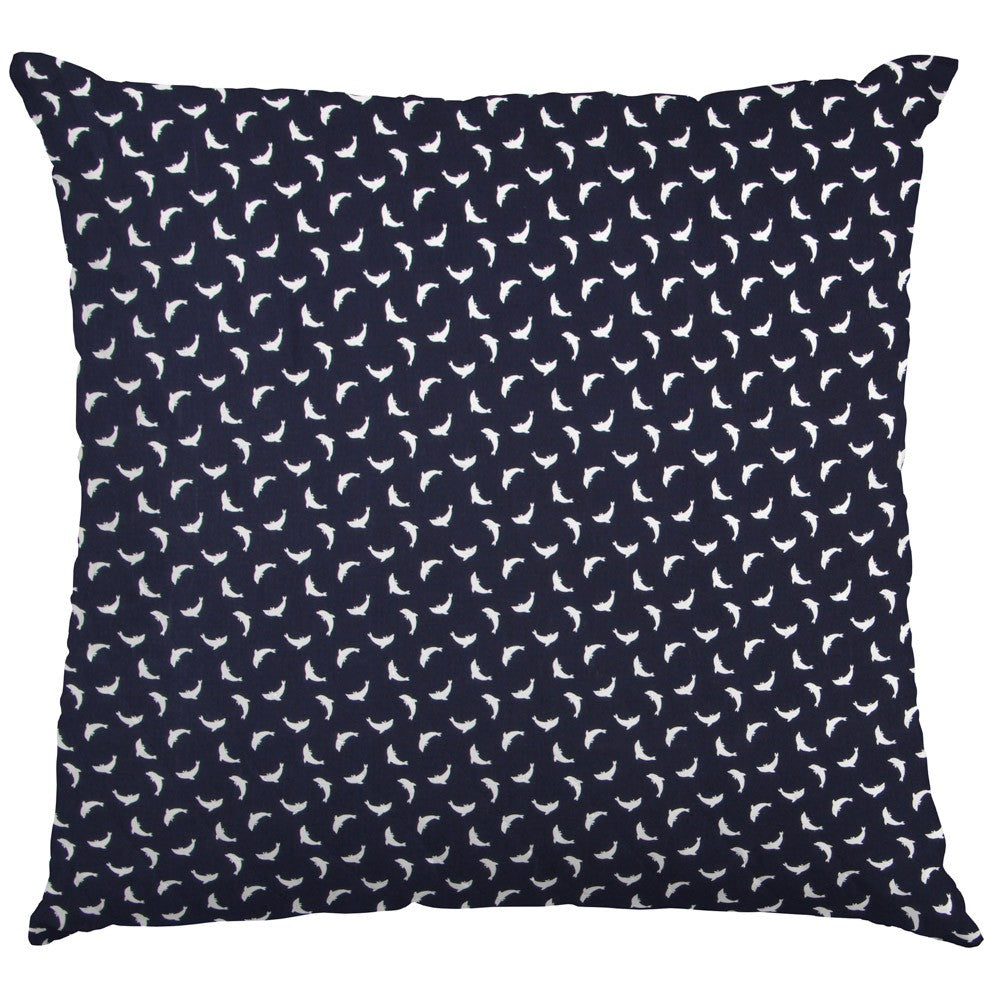 Popeline Golfinhos Azul Marinho - Ribes y Casals