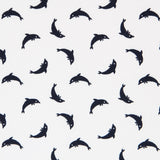 Popeline Golfinhos Branca - Ribes y Casals