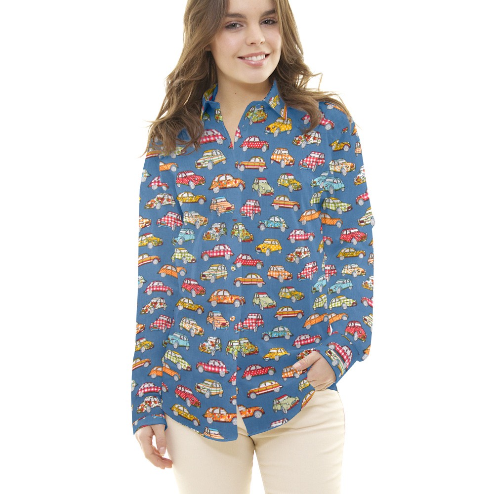 Popeline Deudeuche Petróleo - Ribes y Casals