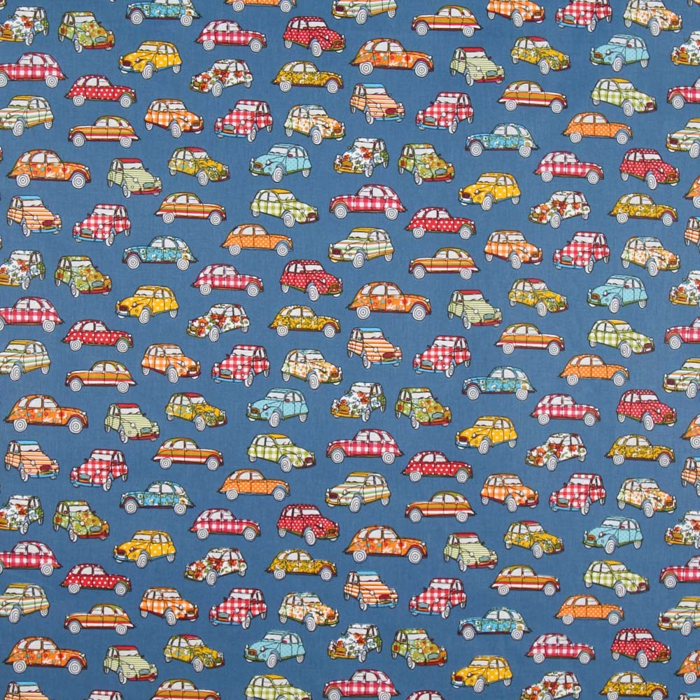 Popeline Deudeuche Petróleo - Ribes y Casals