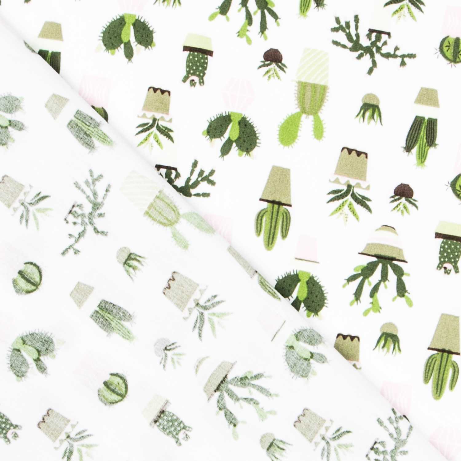 Popeline Estampado Cactus - Ribes y Casals