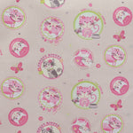 Popeline Estampado Gatos Rosa - Ribes y Casals