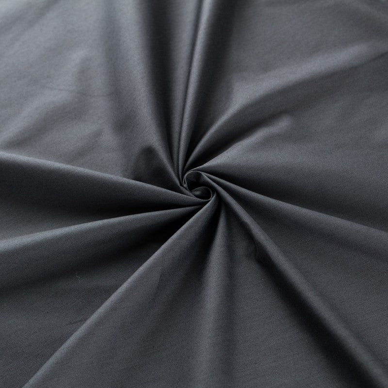 Tecido de Popeline Liso Preto - Ribes y Casals