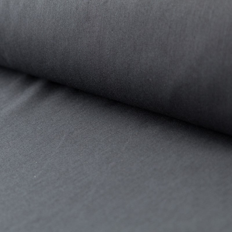 Tecido de Popeline Liso Preto - Ribes y Casals