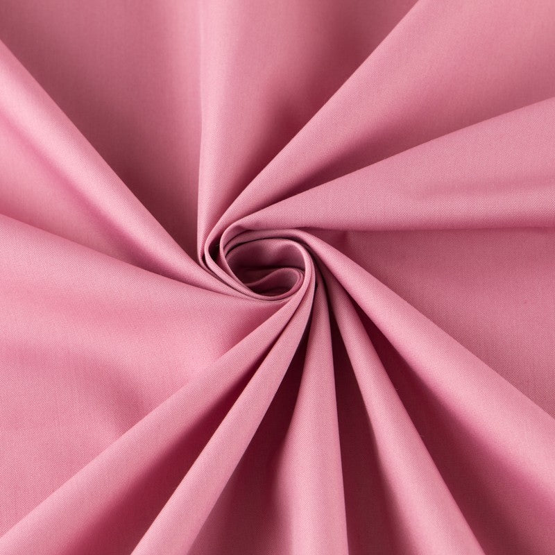 Tecido de Popelina Liso Rosa Pálido - Ribes y Casals