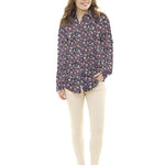 Popeline Floral Cretona Púrpura - Ribes y Casals