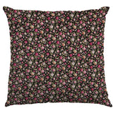 Popeline Floral Cretona Preto - Ribes y Casals