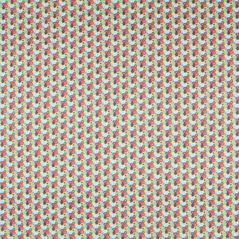 Popeline Floral Multicolorido - Ribes y Casals