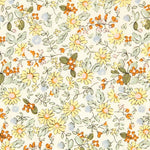 Popeline Florezinhas Amarelo - Ribes y Casals